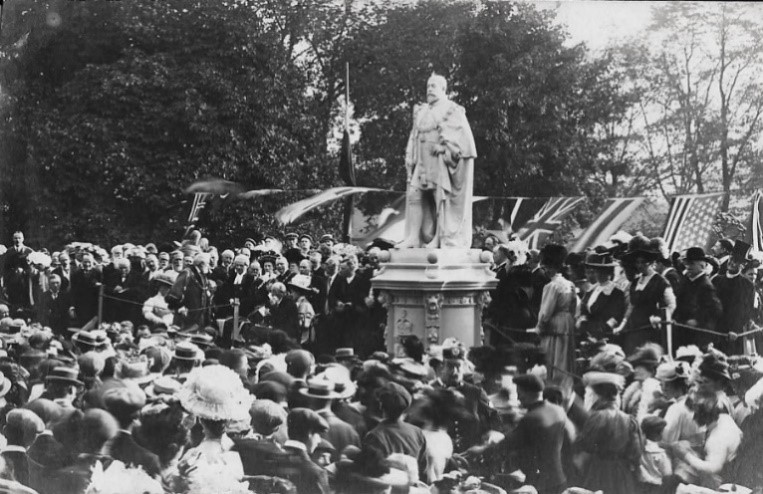 Unveiling King Edward's Monument